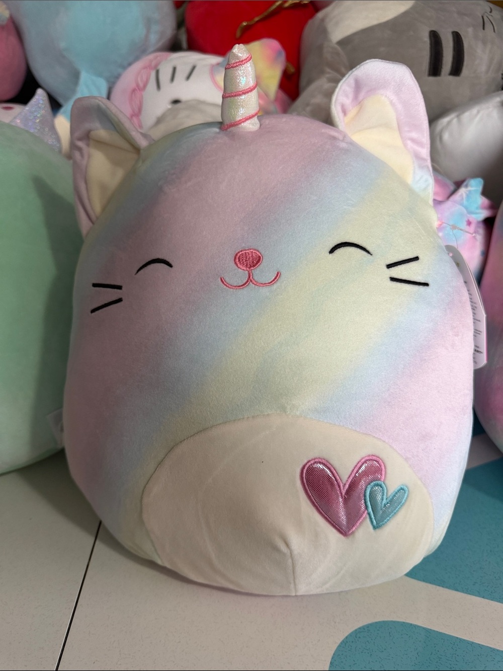 Camilla the Caticorn 12โ Squishmallow - Valentines Edition - NWT